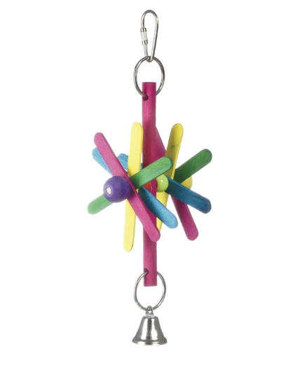 Adventure Bound Flower Wheel Bird Toy